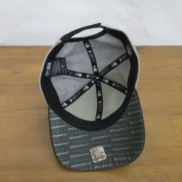 Carolina Panthers New Era 9FORTY Super Bowl 50 NFC Conference Champions Hat Cap - Picture 10 of 10